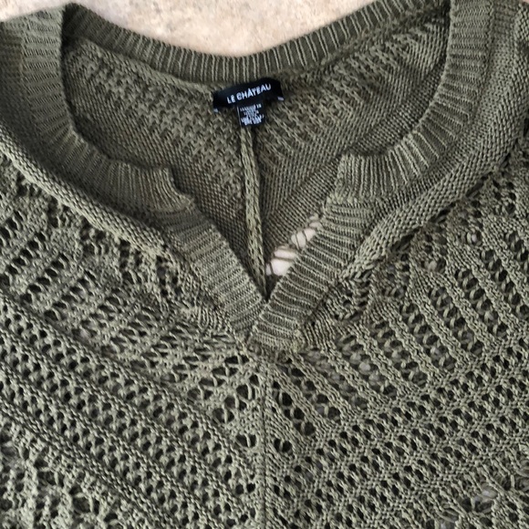 🌸 Le Chateau khaki poncho - Picture 6 of 14